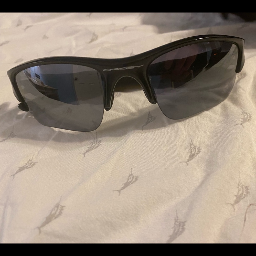 Oakley flak jacket sunglasses all black